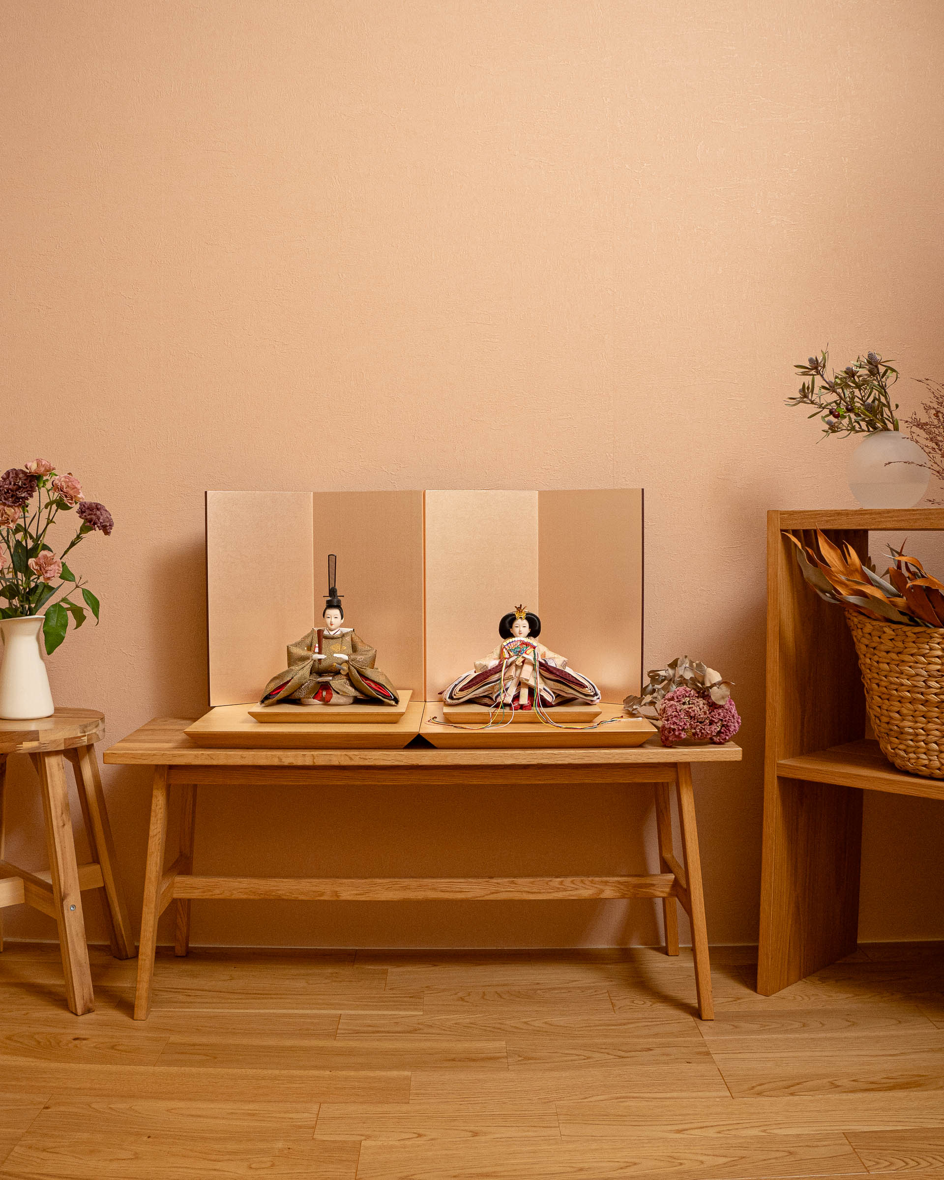 有職柄のおひなさま 有職文様 – 花の雲